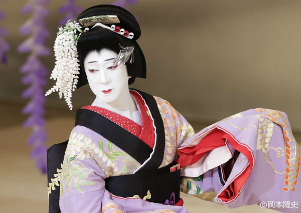Faces which are famous Kabuki actors